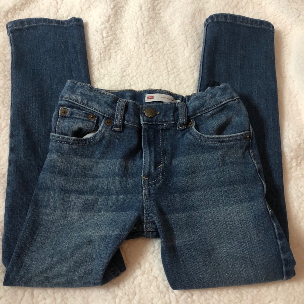 Levi Boy Skinny Blue Jeans